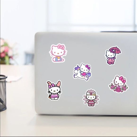 50! Hello Assorted Kitty Stickers - Picture 4 of 8